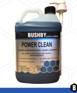 POWER CLEAN – Liquid Laundry Super Concentrate 330+ 10Kg washes from 5 Litres! (Pumps sold separately)