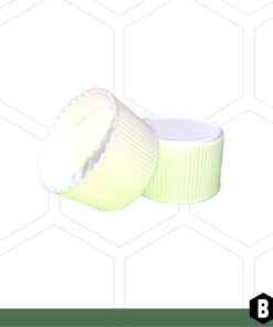 White Wedge Lids 28mm