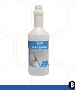 Glass & Shiny Spray Bottle 750ml (trigger not included)